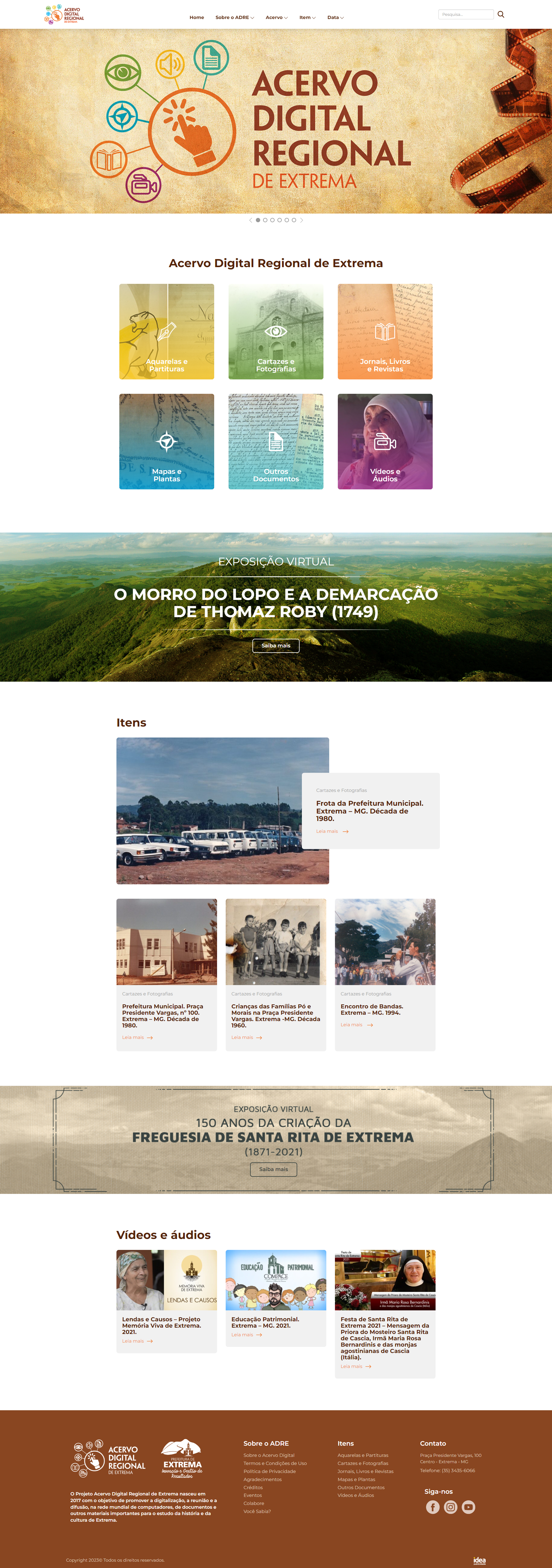 Acervo Digital Regional - Extrema MG